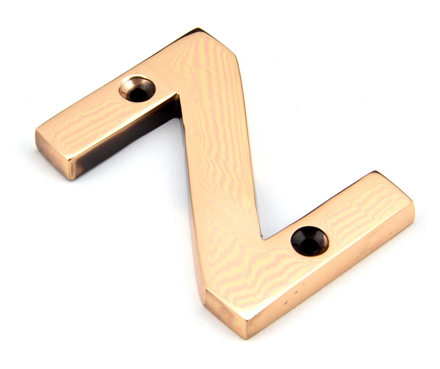 From The Anvil Polished Bronze Letter