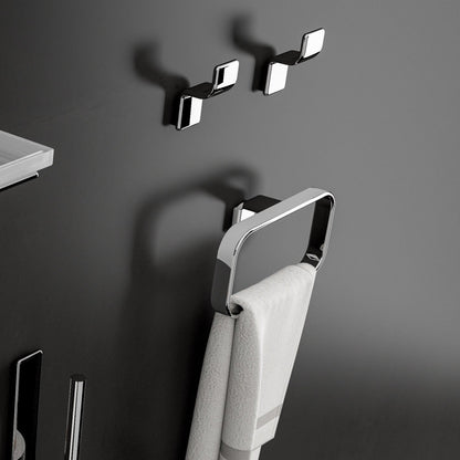Origins Living Gedy Il Giglio Towel Ring Chrome