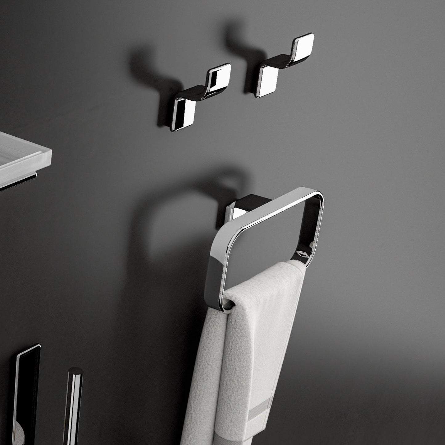 Origins Living Gedy Il Giglio Hook Chrome