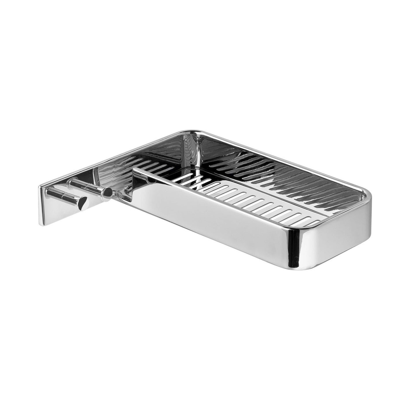 Origins Living Gedy Il Giglio Corner Shower Basket With Hooks Chrome