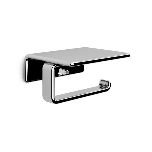 Origins Living Gedy Il Giglio Toilet Roll Holder With Shelf Chrome
