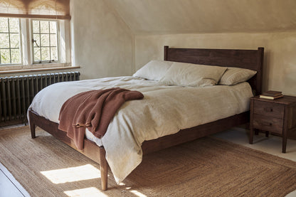 Nkuku Anbu Acacia Bed Washed Walnut