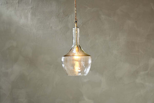 Nkuku Agatarla Recycled Glass Pendant Small