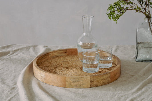 Nkuku Akila Mango Wood Tray Natural