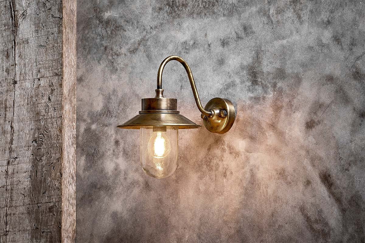 Nkuku Alwar Outdoor Wall Light