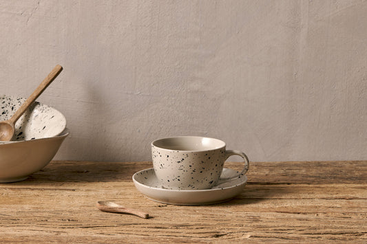 Nkuku Ama Cup & Saucer Splatter