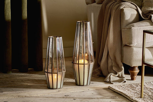 Nkuku Arar Glass Lantern
