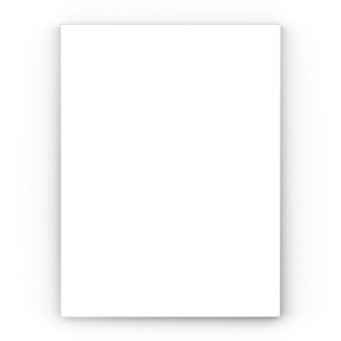 Origins Living Tate Rectangular Mirror 60x80cm Matt White