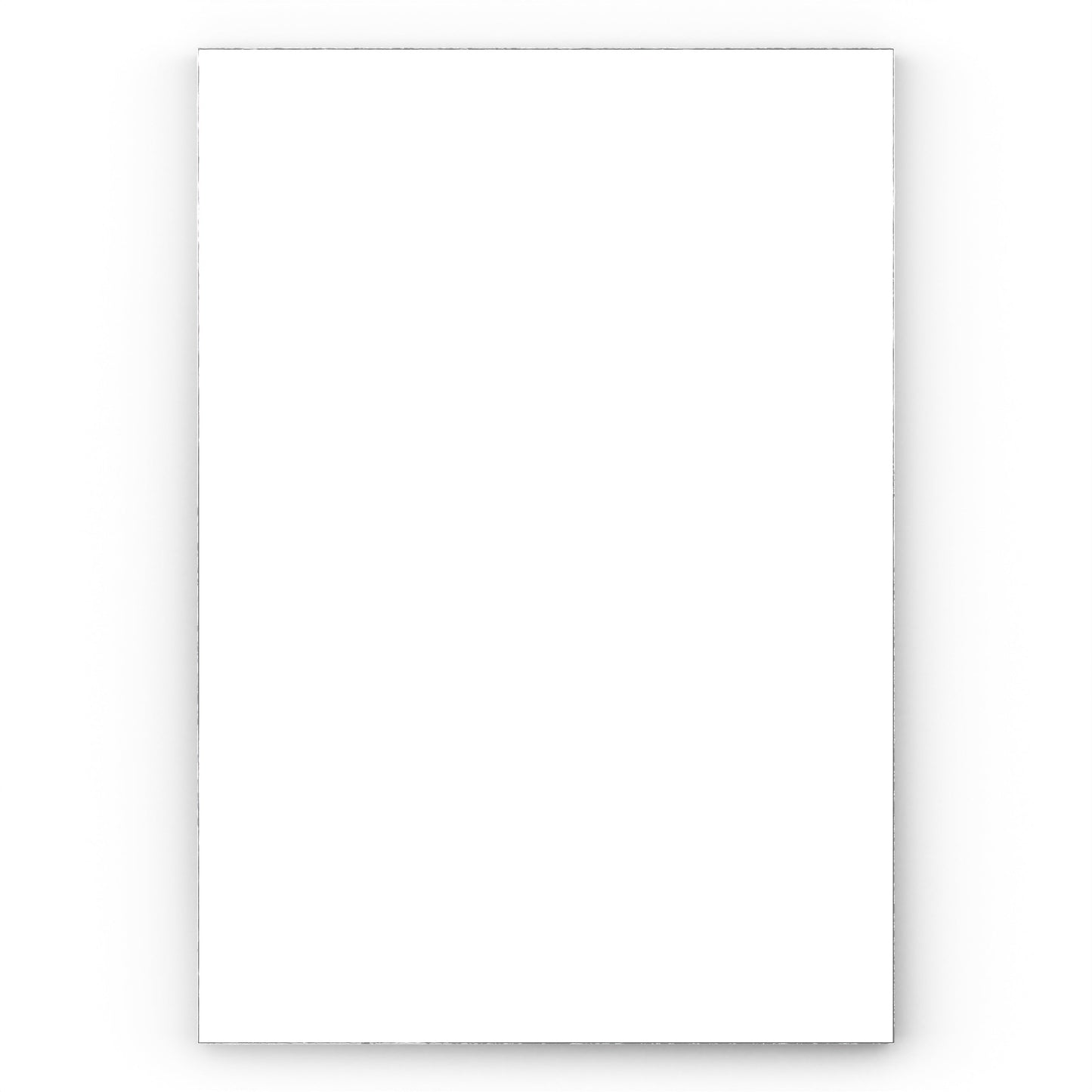 Origins Living Tate Rectangular Mirror 100x70cm Polished Aluminium