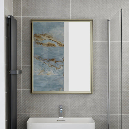 Origins Living Brooklyn Mirror 75 75x90cm Brushed Bronze