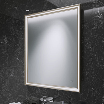 Origins Living Lexington Led Illuminated Mirror 120 Brushed Bronze 1200 X 750mm