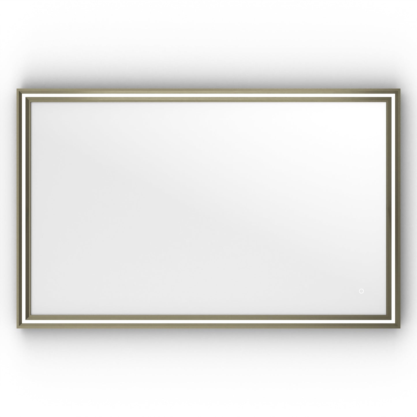 Origins Living Lexington Led Illuminated Mirror 120 Brushed Bronze 1200 X 750mm