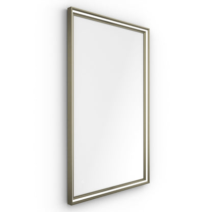 Origins Living Lexington Led Illuminated Mirror 120 Brushed Bronze 1200 X 750mm