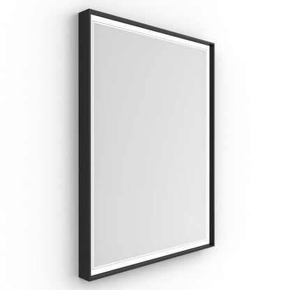 Origins Living Astoria Led Illuminated Mirror 60 60x80cm Matt Black