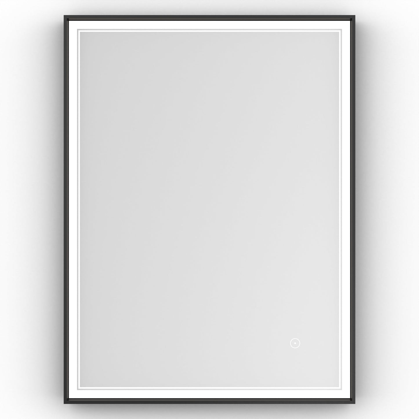 Origins Living Astoria Led Illuminated Mirror 60 60x80cm Matt Black