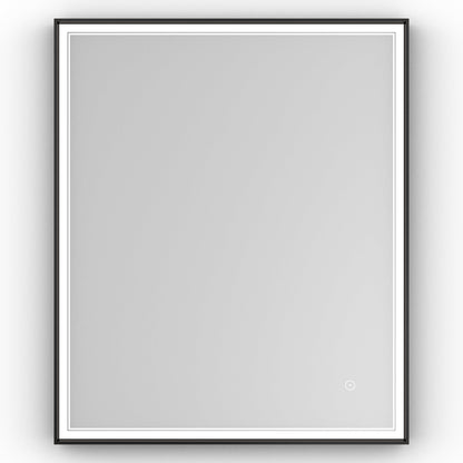 Origins Living Astoria Led Illuminated Mirror 75 75x90cm Matt Black