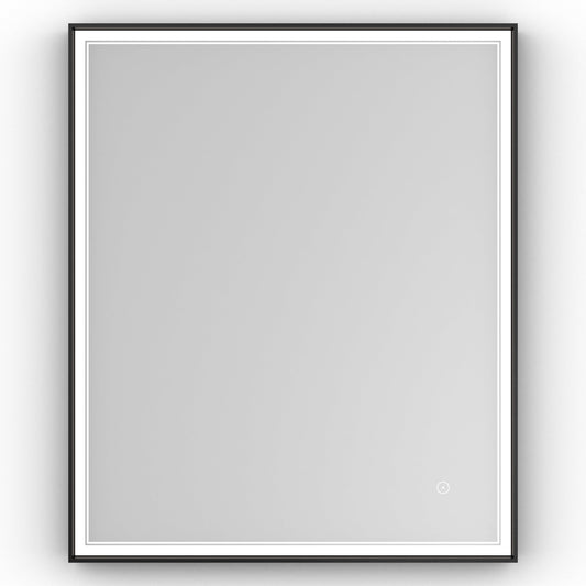 Origins Living Astoria Led Illuminated Mirror 75 75x90cm Matt Black