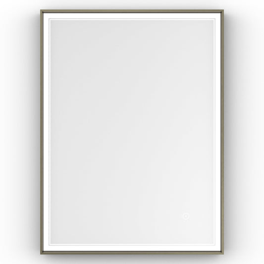 Origins Living Astoria Led Illuminated Mirror 60 60x80cm Brushed Bronze