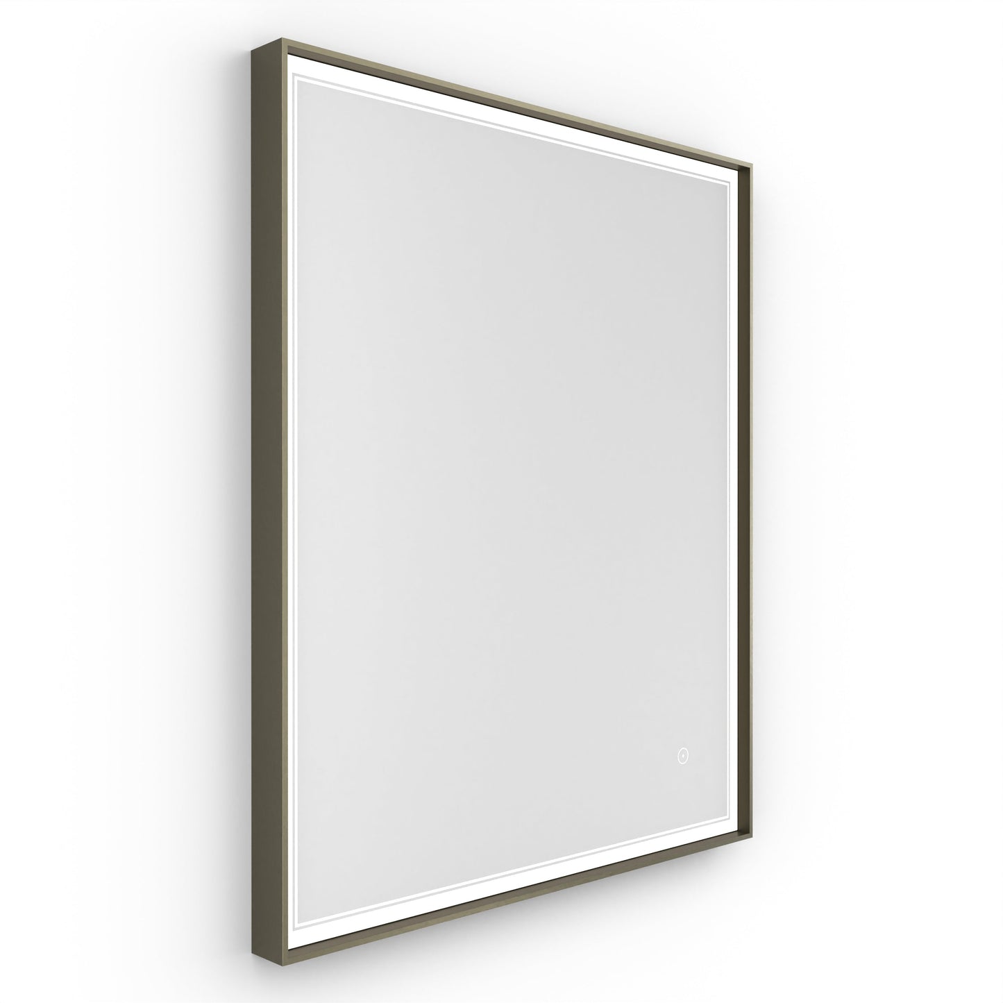 Origins Living Astoria Led Illuminated Mirror 75 75x90cm Brushed Bronze