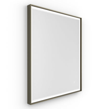 Origins Living Astoria Led Illuminated Mirror 75 75x90cm Brushed Bronze