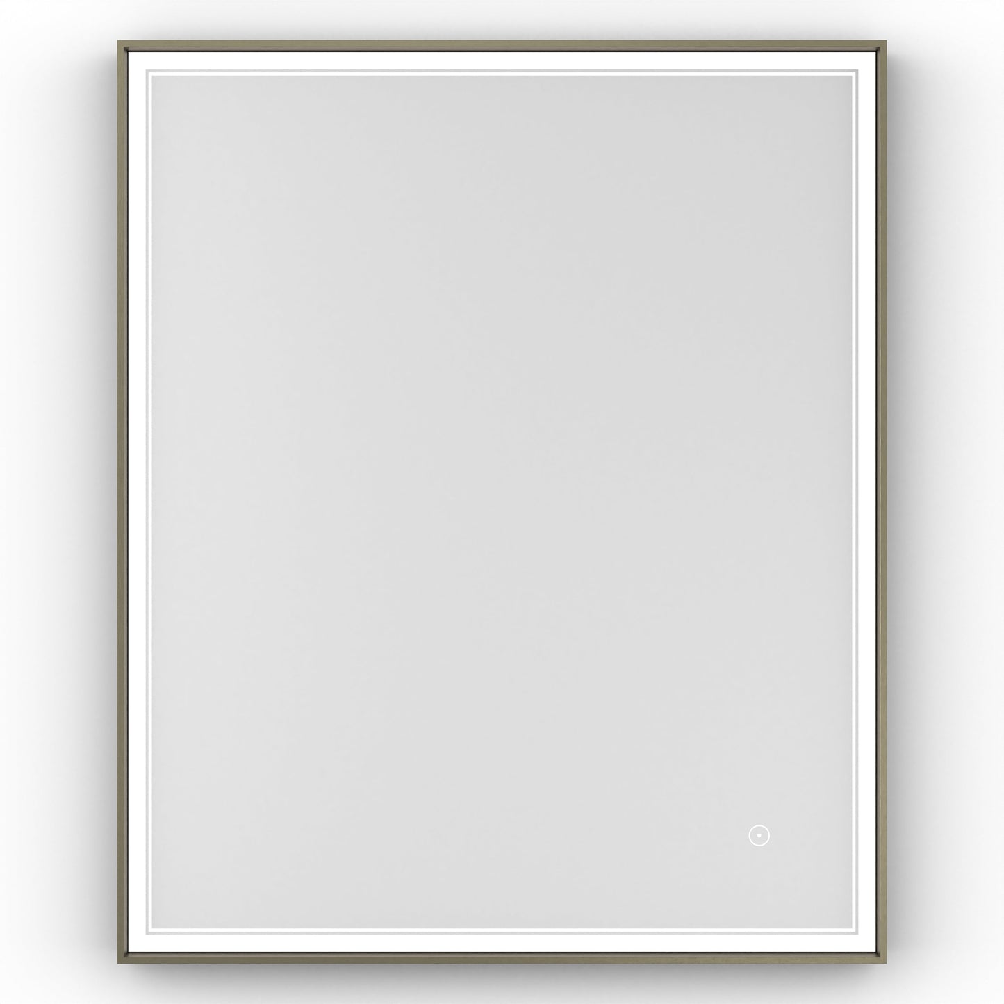 Origins Living Astoria Led Illuminated Mirror 75 75x90cm Brushed Bronze