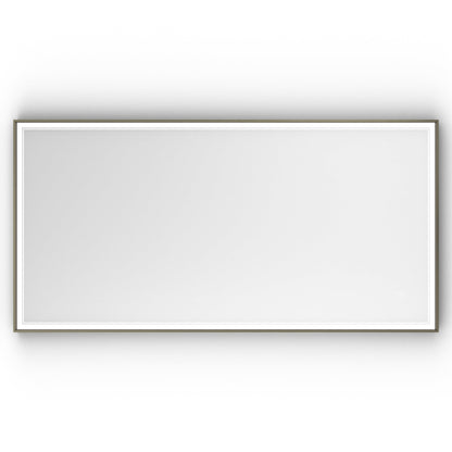 Origins Living Astoria Led Illuminated Mirror 140 140x70cm Brushed Bronze
