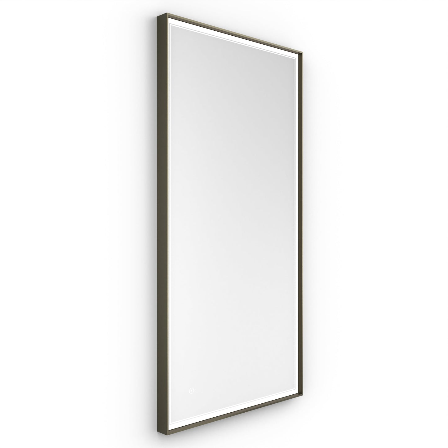 Origins Living Astoria Led Illuminated Mirror 140 140x70cm Brushed Bronze