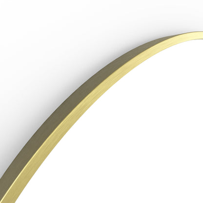 Origins Living Docklands Round Mirror 60cm Brushed Brass