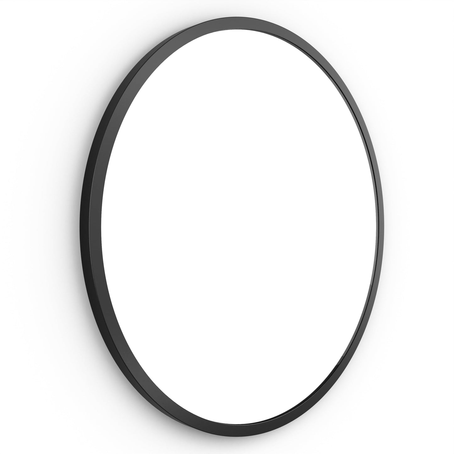 Origins Living Docklands Round Mirror 60cm Matt Black