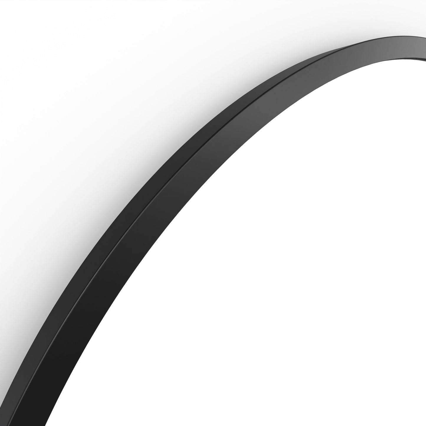 Origins Living Docklands Round Mirror 80cm Matt Black