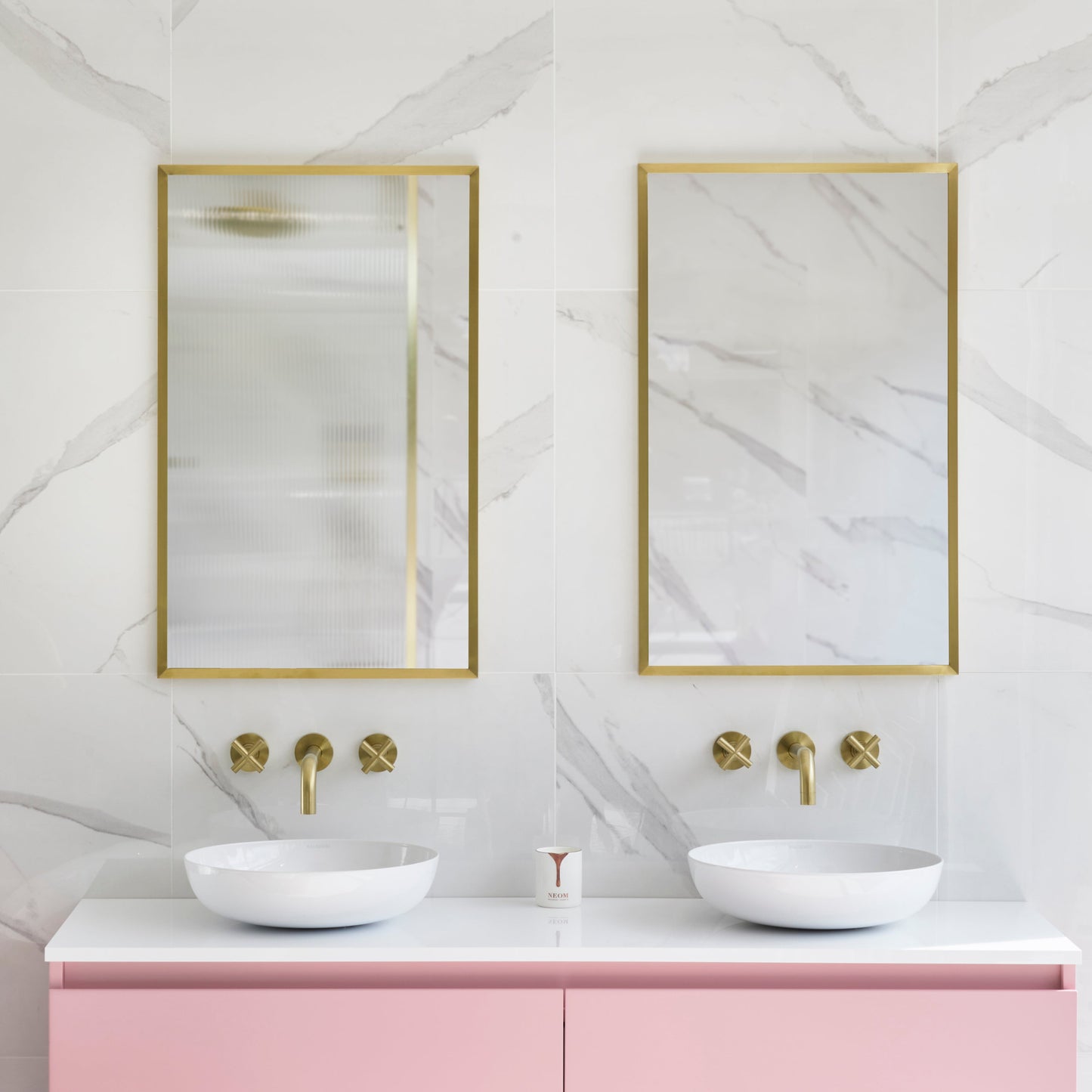 Origins Living Docklands Rectangular Mirror 120x70cm Brushed Brass