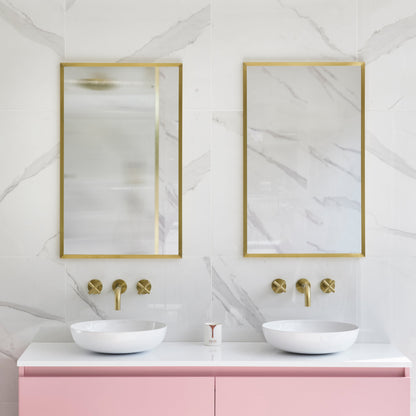 Origins Living Docklands Rectangular Mirror 120x70cm Brushed Brass