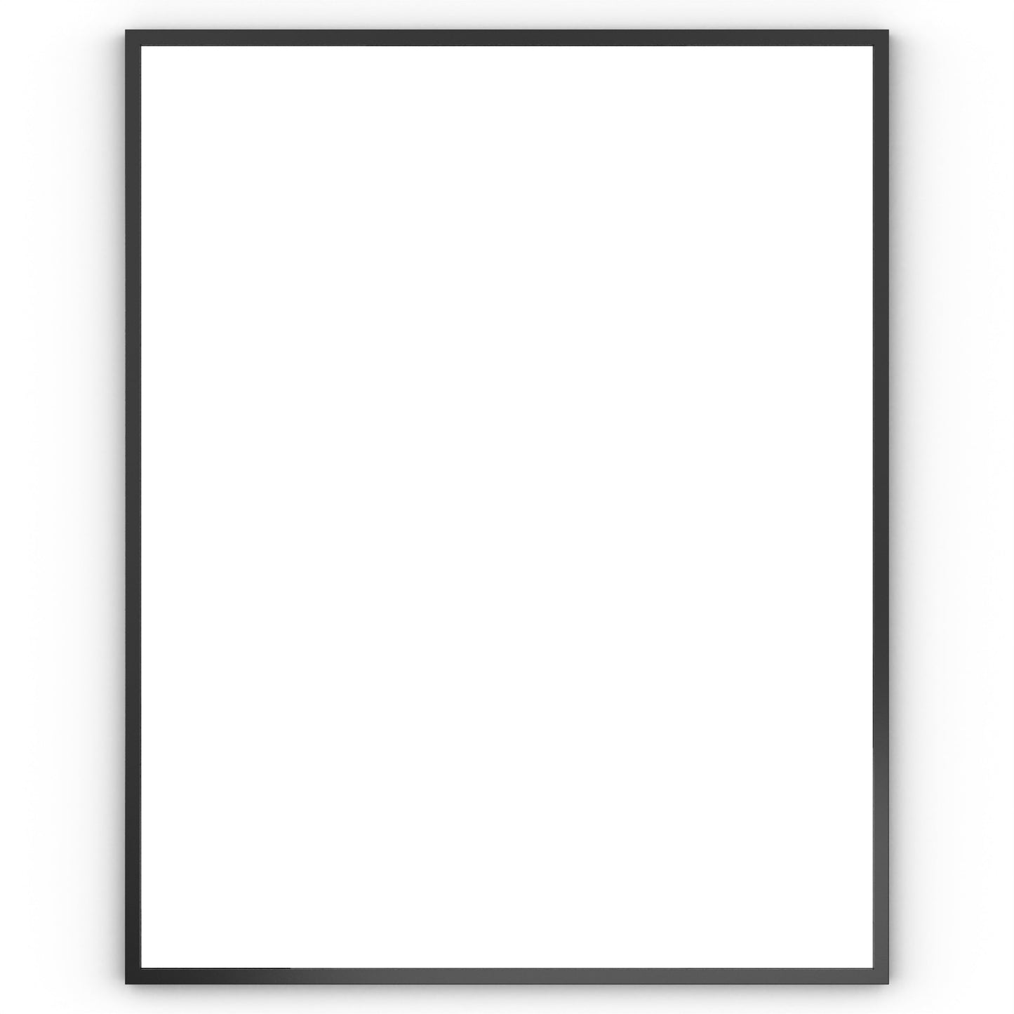 Origins Living Docklands Rectangular Mirror 80x100cm Matt Black