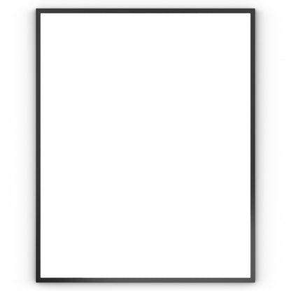 Origins Living Docklands Rectangular Mirror 80x100cm Matt Black