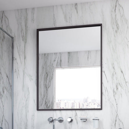 Origins Living Docklands Rectangular Mirror 80x100cm Matt Black