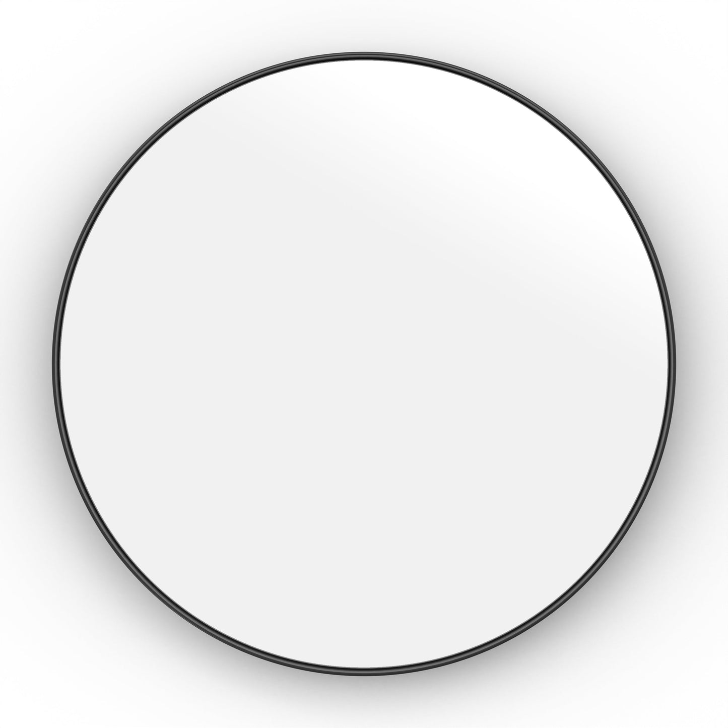 Origins Living City Round Mirror 60cm Matt Black