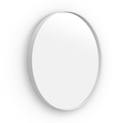 Origins Living City Round Mirror 60cm Matt White