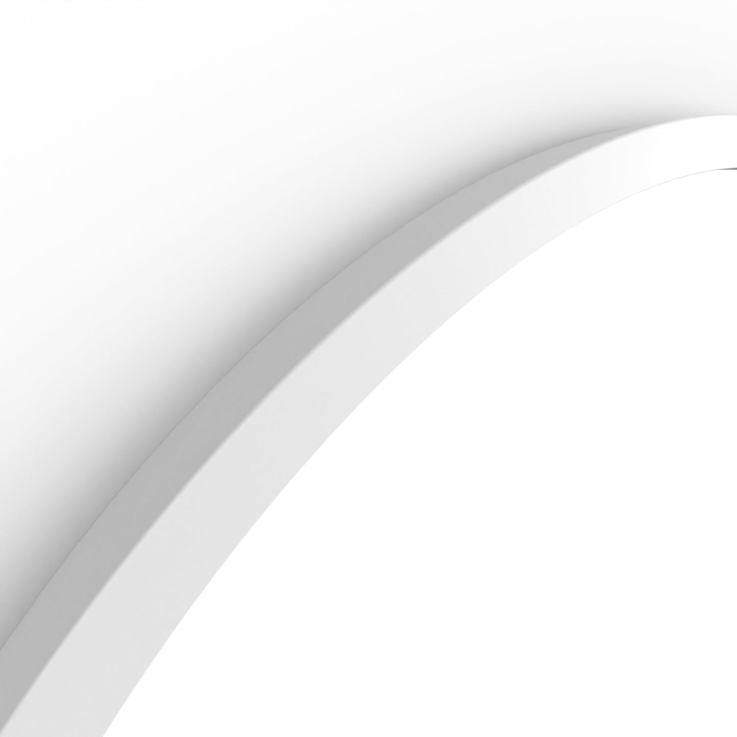 Origins Living Docklands Round Mirror 60cm Matt White