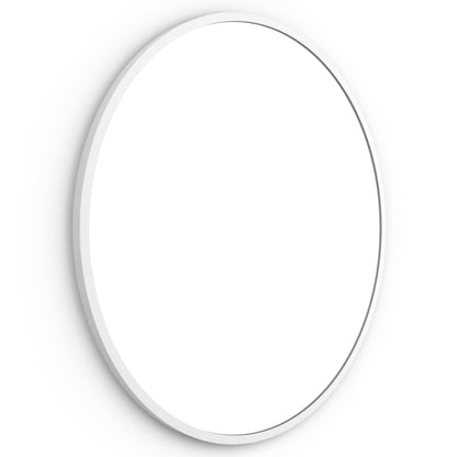 Origins Living Docklands Round Mirror 80cm Matt White
