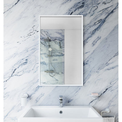 Origins Living Docklands Rectangular Mirror 40x70cm Matt White