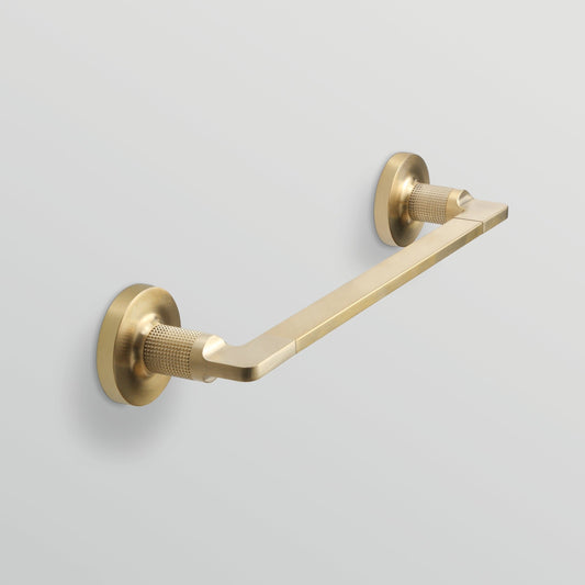 Origins Living Baxter Towel Rail 35cm Brushed Brass