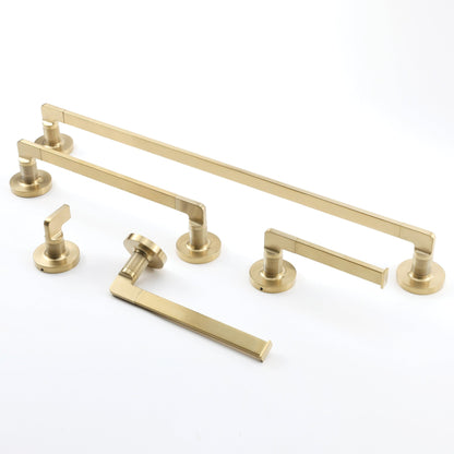 Origins Living Baxter Open Toilet Roll Holder Brushed Brass