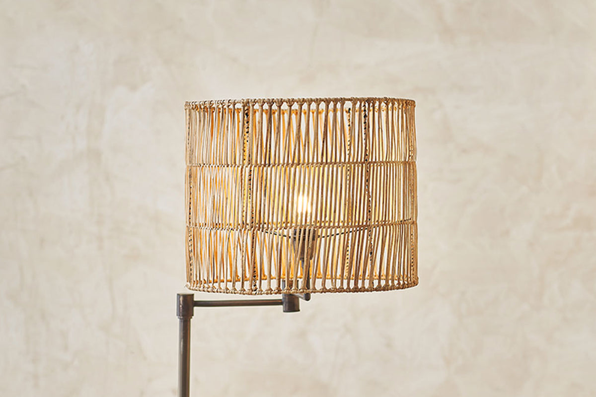 Nkuku Banso Wicker Lampshade Natural Large