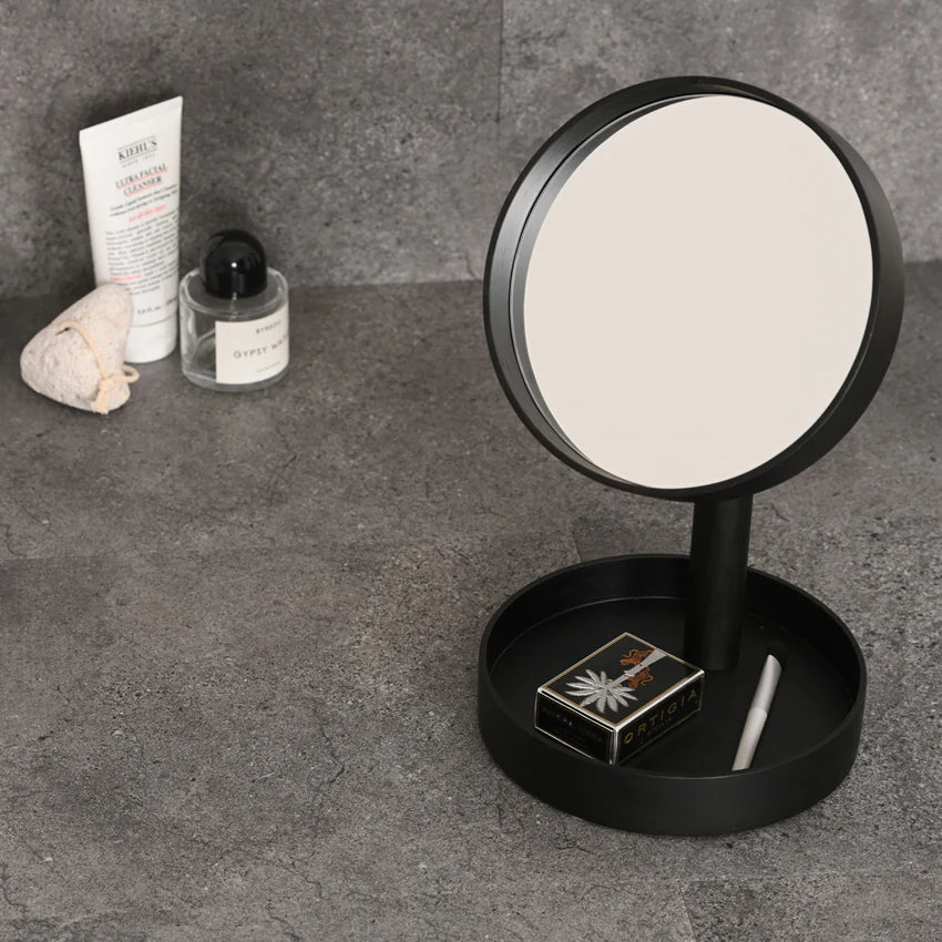 Wireworks Magnify Mirror Boutique Look Dark Oak