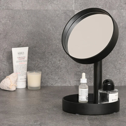 Wireworks Magnify Mirror Boutique Look Dark Oak