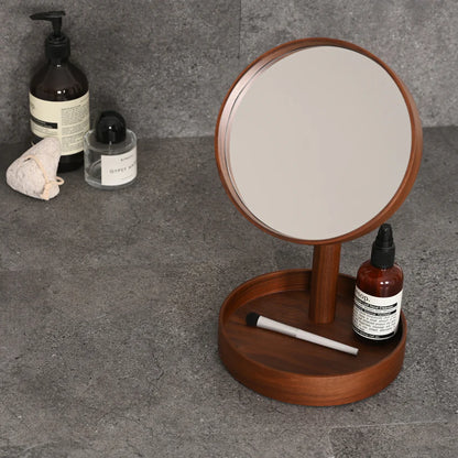Wireworks Magnify Mirror Boutique Look Walnut