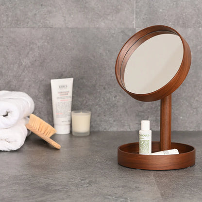 Wireworks Magnify Mirror Boutique Look Walnut