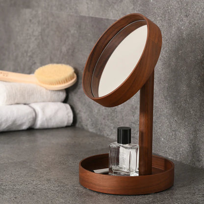 Wireworks Magnify Mirror Boutique Look Walnut