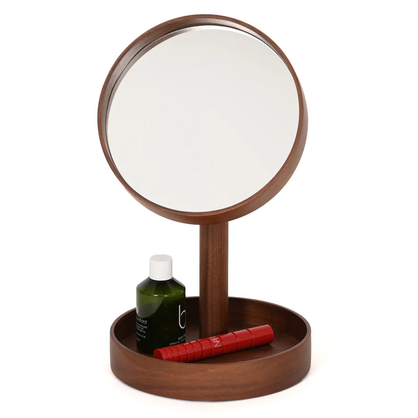 Wireworks Magnify Mirror Boutique Look Walnut