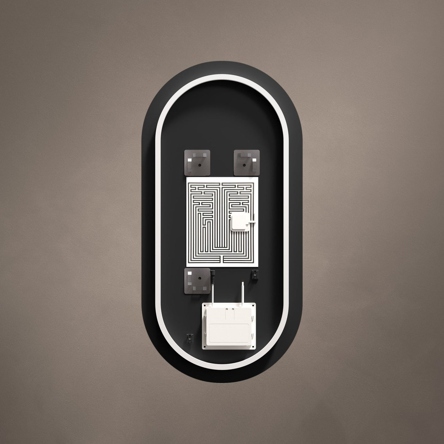 Origins Living Claris Capsule Illuminated Mirror 45x90cm